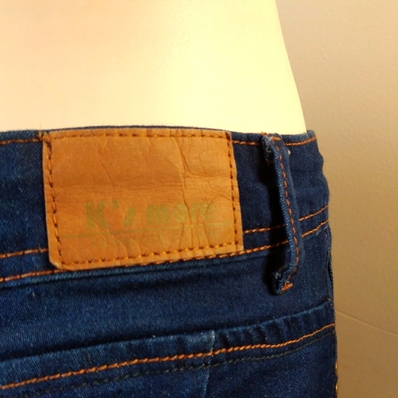Kismore Denim Distress Jeans Pants - Picture 7 of 8